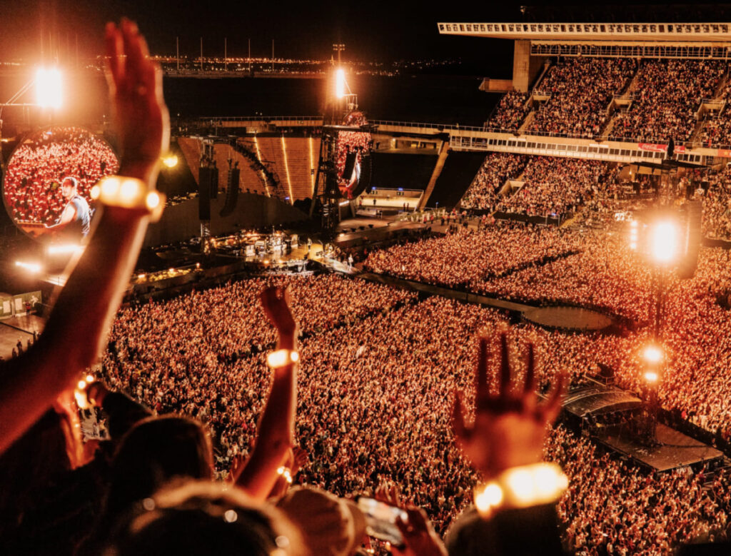 Gira "Music of Spheres" de Coldplay.