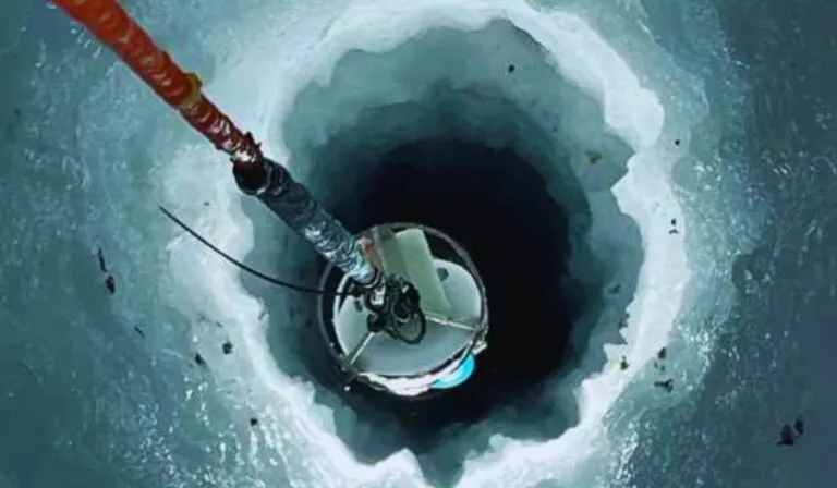 Encuentran burbujas de aire de hace 6 millones de años bajo el hielo de la Antártida