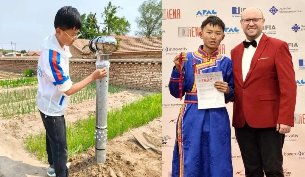 Adolescente chino crea un sistema de riego por condensación que podría cambiar la lucha contra la desertificación