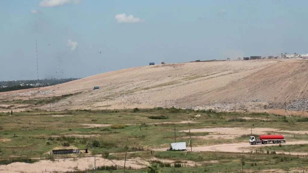 Vertedero argentino y sus elevadas emisiones de metano