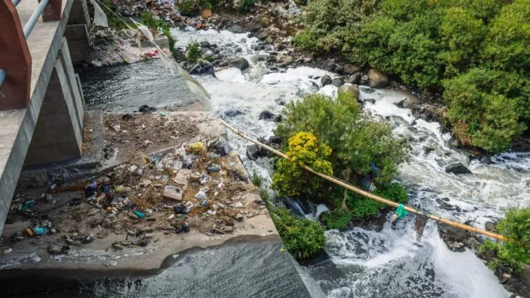Ríos contaminados en México acumulan plásticos y otros residuos en sus cauces
